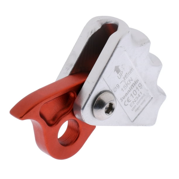 SM SunniMix Arborist Climbing Tree Caving for 9-12mm Rope Grab Protecta Belay Pulley Gear Rope Access Attrezzatura di Sicurezza con 25KN D Locking Moschetton